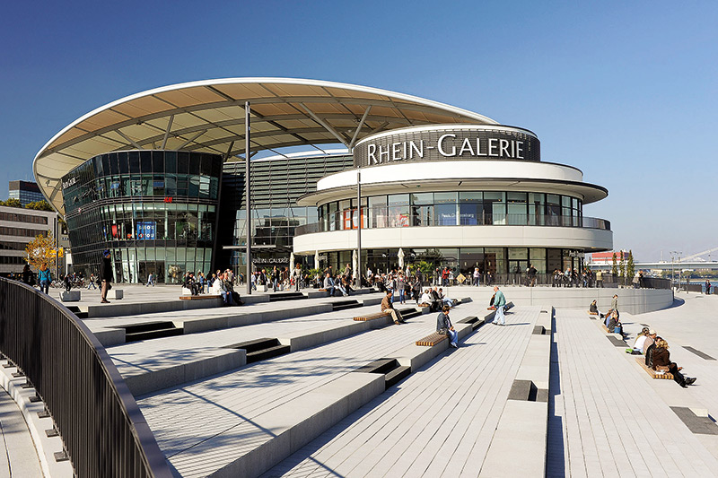 Rhein-Galerie, Platz der Deutschen Einheit